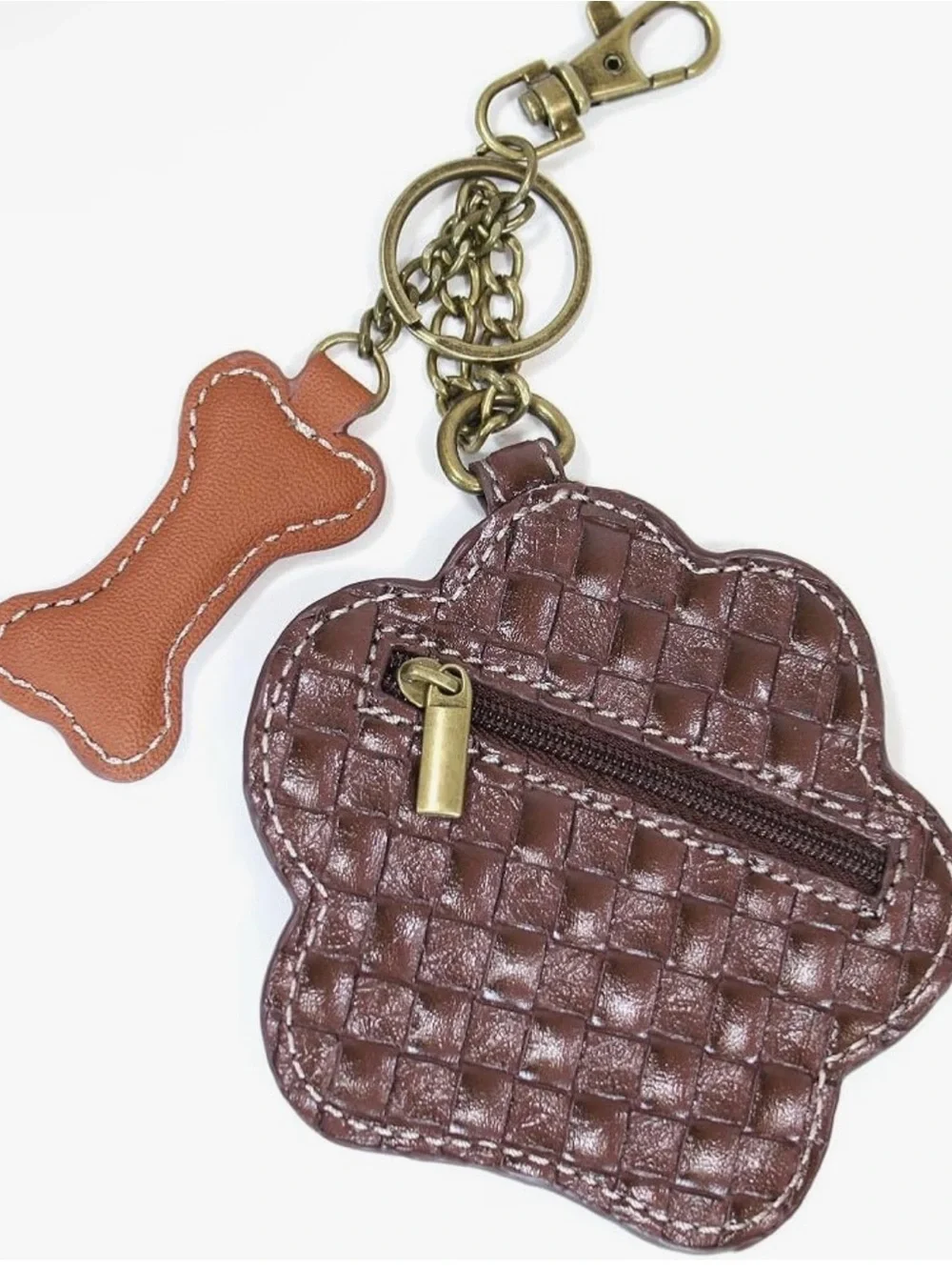 Chala dog paw coin purse keychain bag charm NWT